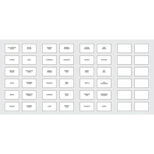 RoomMates Pantry Labels Peel & Stick Decals